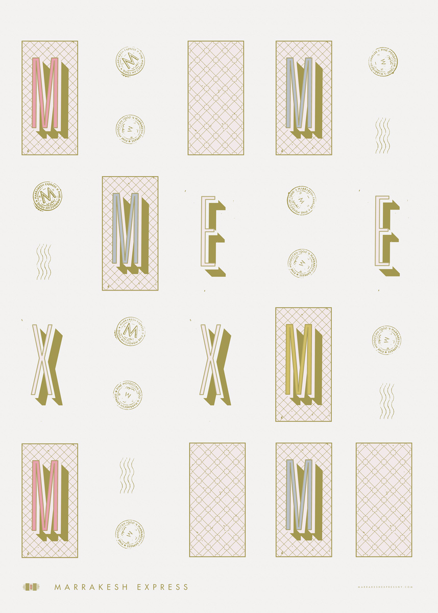 phillip fivel nessen restaurant brand identity poster