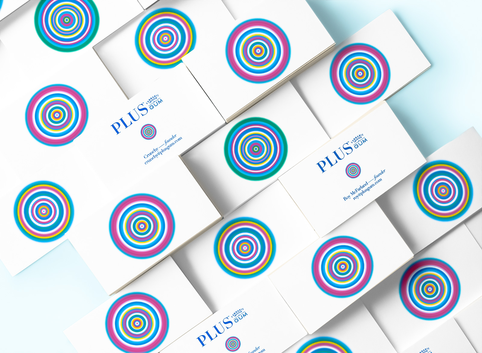 phillip fivel nessen Plus Gum marijuana brand identity